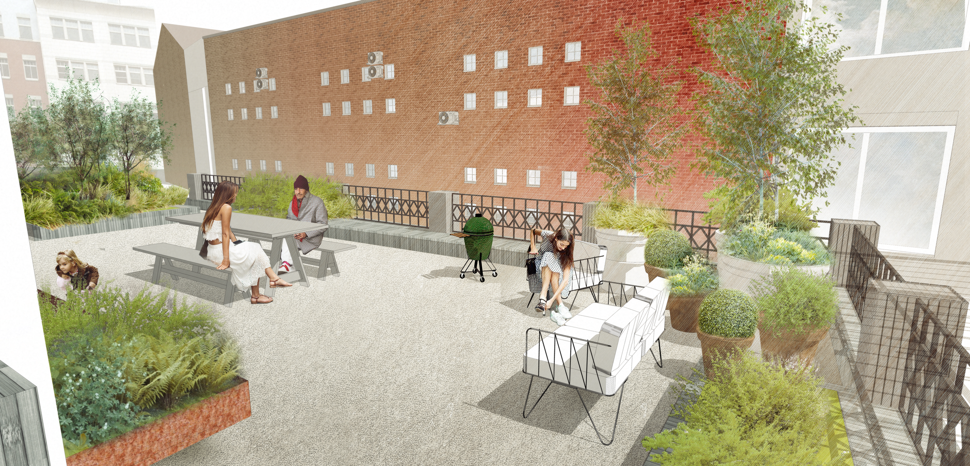 Podium Garden in Central Moscow